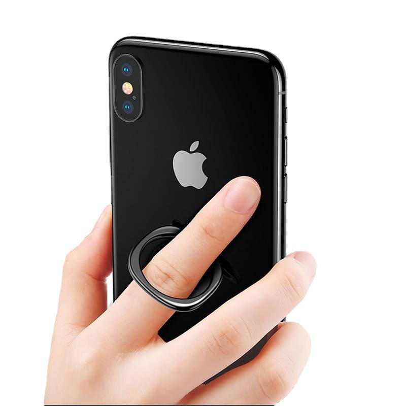 Ultra-thin Round Metal Phone Ring Stand - Creative DIY Gift Accessory