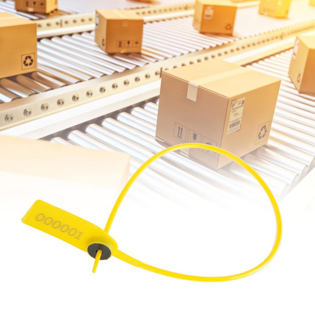 Plastic Tamper Seals Zip Ties for Fire Extinguishers Pull Tite Security Tags Numbered Disposable  Tie