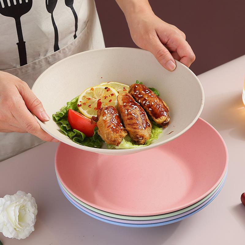 Prohlubte Osobnost Talíře Několik Kombinací Jídelních Sestav Ovocný Talíř Odolný proti Pádu Zeleninový Talíř Kreativní Plastový Jídelní Talíř