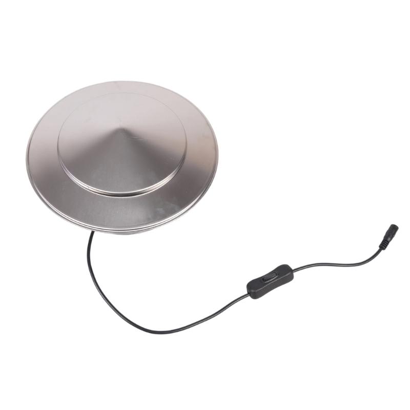 Ventilator de Ventilație Rezistent la Intemperii de 160 mm, 12V, cu Construcție din Oțel Inoxidabil, Dotat cu Comutatoare, pentru Utilizare în Aer Liber, Baie, Bucătărie, Operare Silențioasă