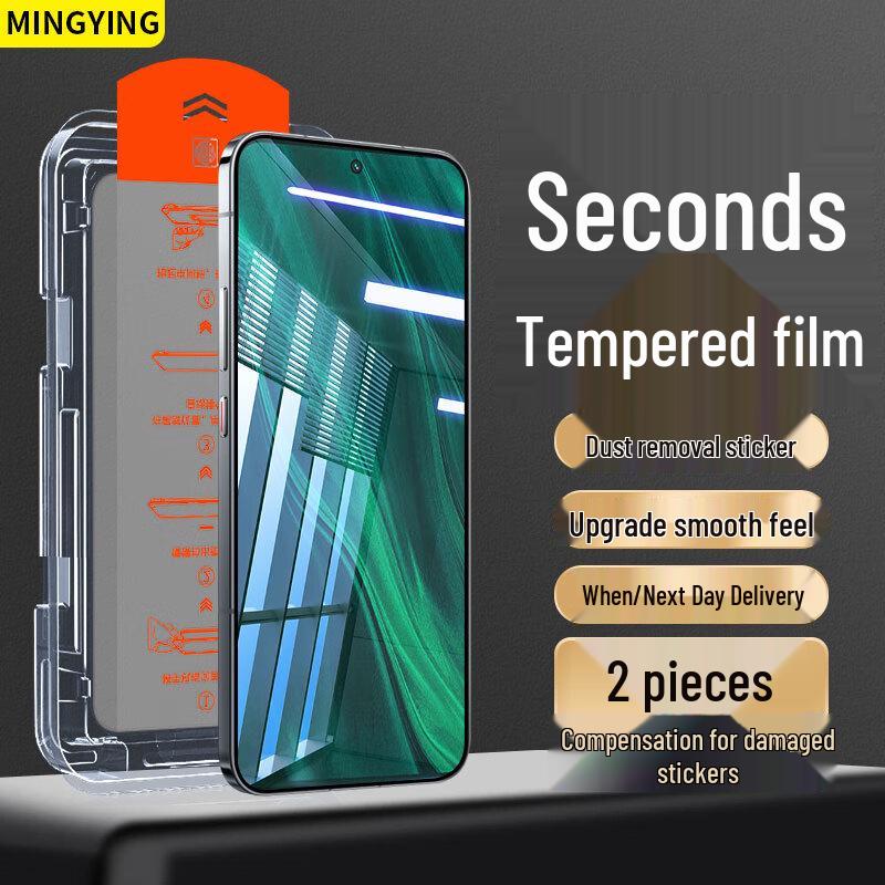 

Realme HD Tempered Glass Screen Protectors with Easy Application Kit