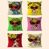 H-Hysteric M-Mini Pillow Covers Cartoon Sofa Decorative Home Double-sided Printing Short Plush Cute Cushion Cover