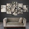 Cat's Big Eyes 5pcs  Modern Home Wall Decor CanvasPicture Art HD Print Painting On Canvas for Living Room No Framed