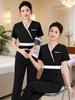 Autumn Chinese Style Beauty Salon Women's Workwear Set
