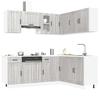 Kalmar 11-Piece Kitchen Cabinet Set Sonoma Oak Grey