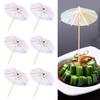 1 Set Cocktail Paper Umbrella Sticks Food Grade BPA Free Colorful Cocktail Umbrellas Party Food Drink Decorations