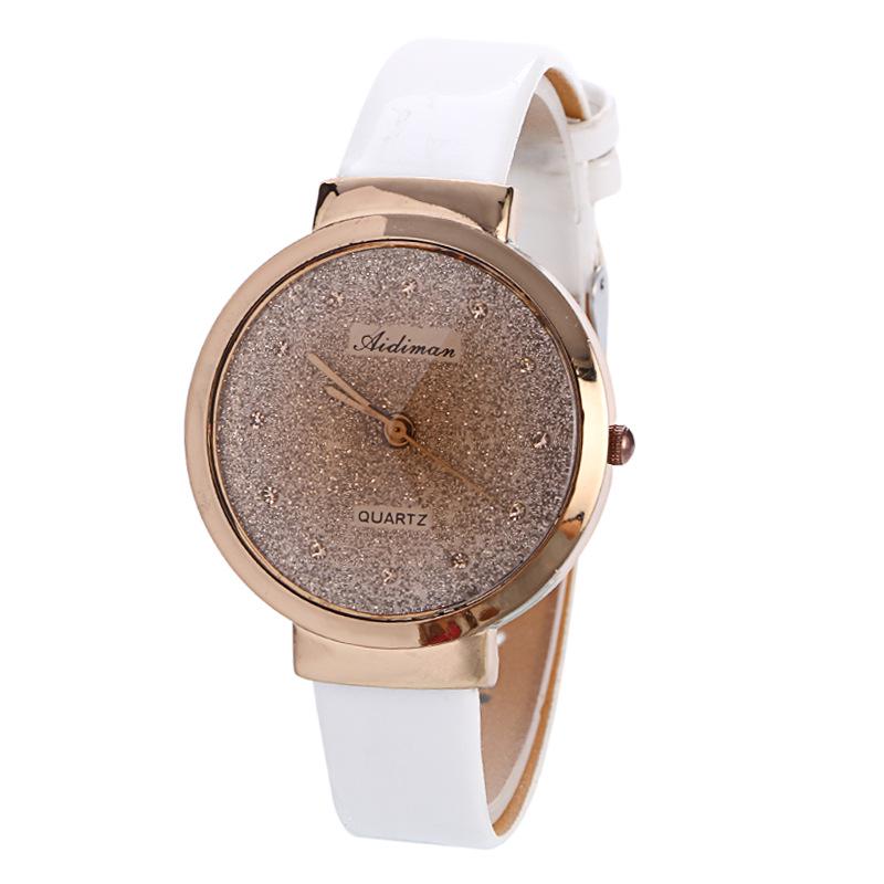Student Trend Personality Belt Watch, Women'S Fashion Watch, Glitter Couple Watch 886
