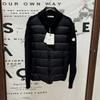 Giacca Cardigan Leggera da Uomo in Misto Cotone Collo Alto Casual Business Cappotto Invernale