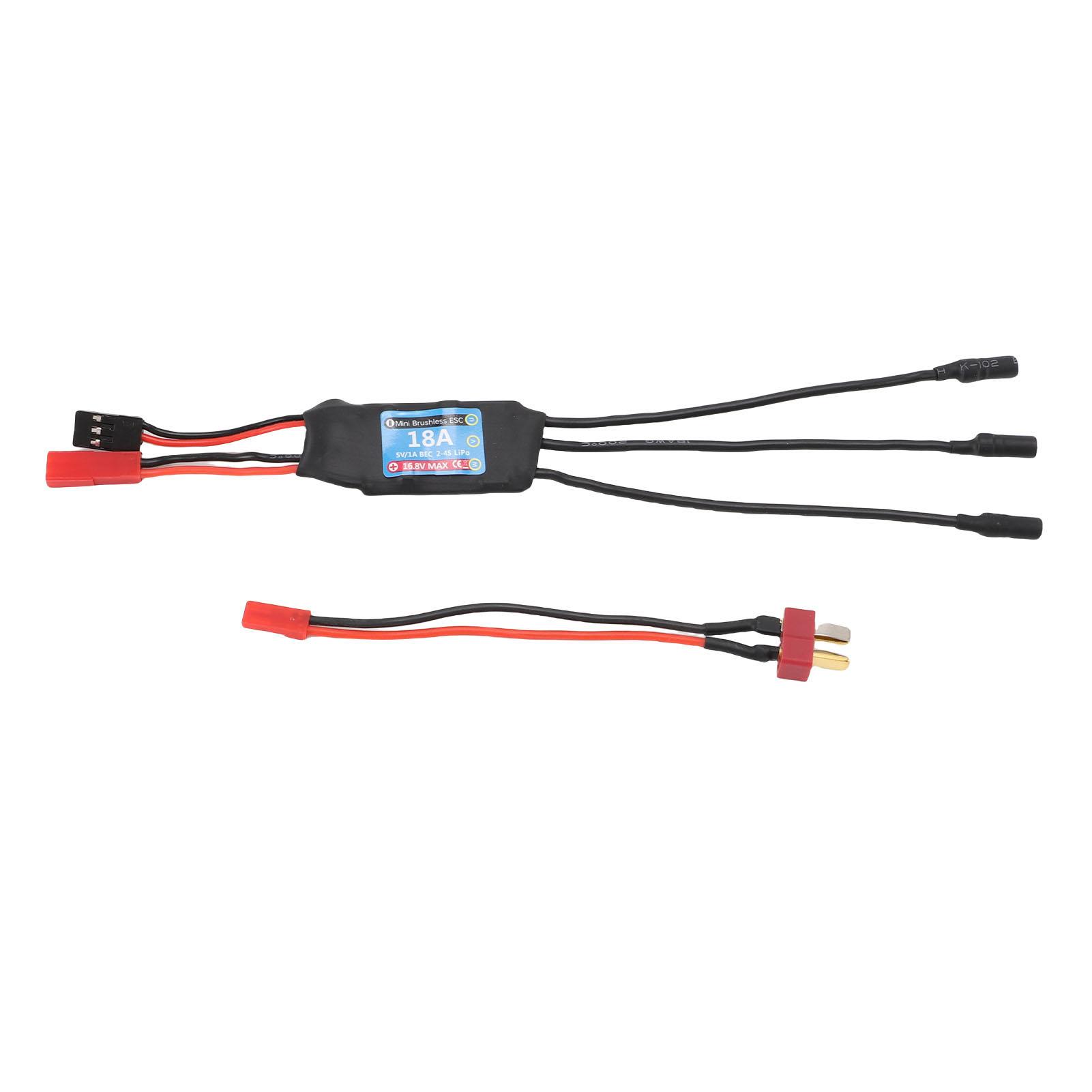 

18A Brushless ESC Electric Speed Controller Motor Connecting Cable 3.5 Banana Female Connector for 2 to 4S Battery for WLtoys K989