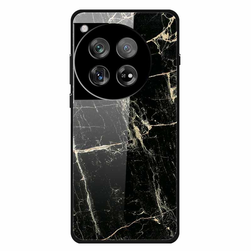 For Oneplus 12 12R Case Tempered Glass Luxury Hard Back Cover for Oneplus 12 12RCases Space Soft Bumpers for One Plus 12 5G Wolf