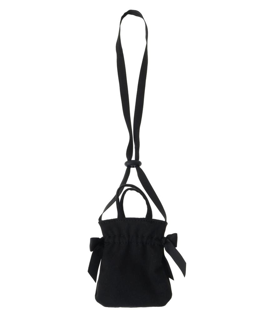 Maison De Fleur Apparel Mini Double Ribbon Bag, Women's, Pink