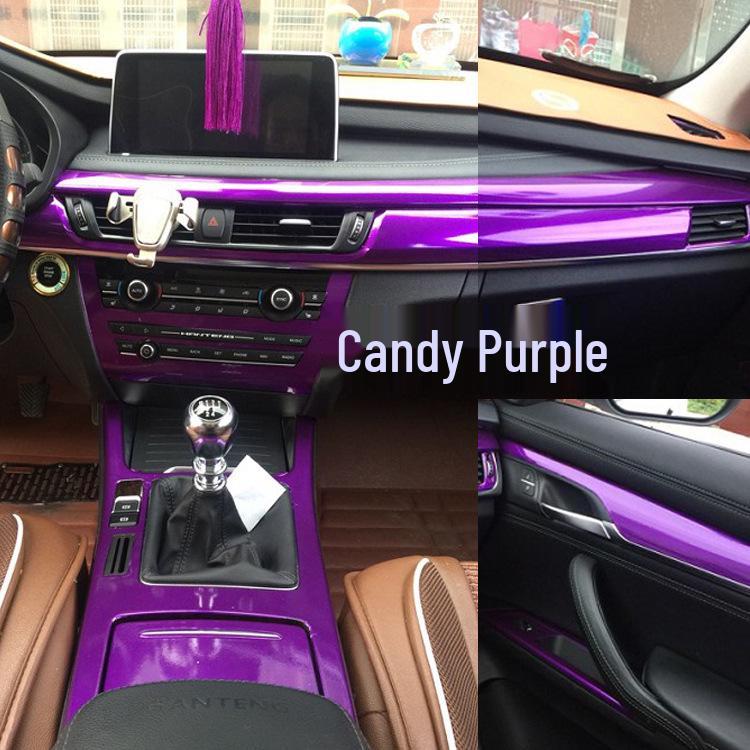 Hanteng X7 Interior Carbon Fiber Protection Stickers for Console and Window Trim
