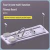Five-in-One Abdominal Fitness Board with Automatic Rebound Wheel