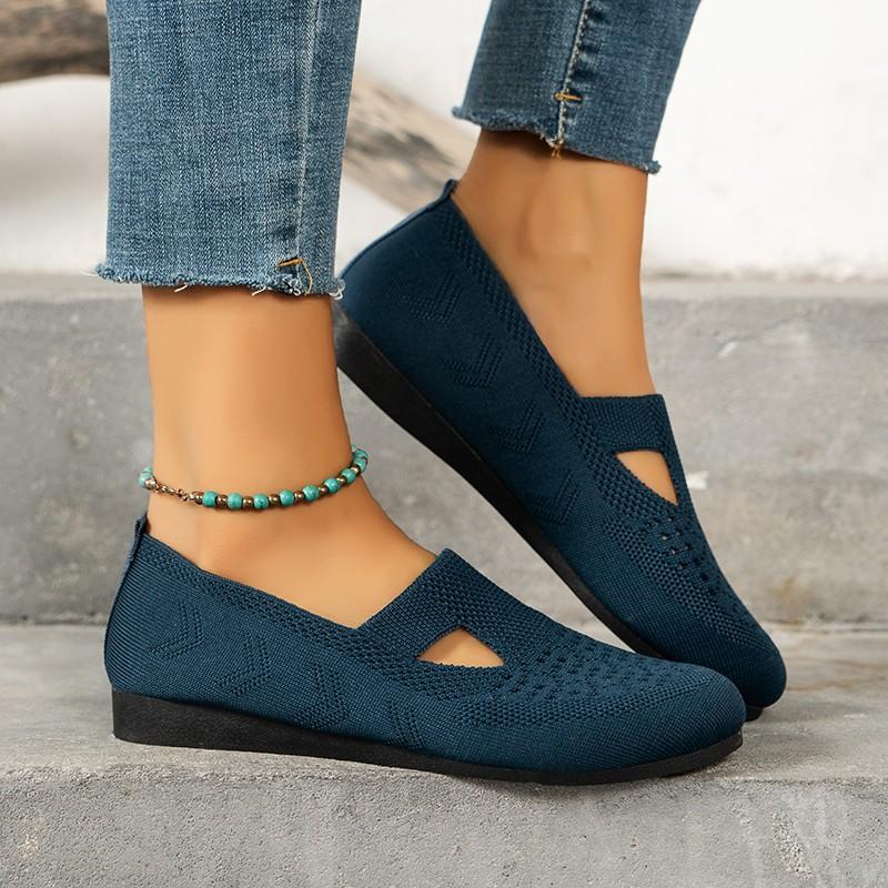 Fashion 2024 Women's Flats: Comfortable, Casual, Breathable, Cut-out, Sexy Walking Loafers, Available In Three Colors