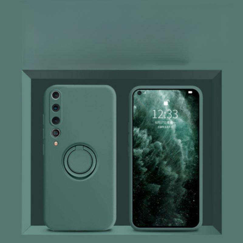 Potrivit pentru husă telefon mobil Xiaomi 15pro Silicon lichid Bandă Inel Suport Redmi Note14 Anti-cădere K70 Husă de protecție