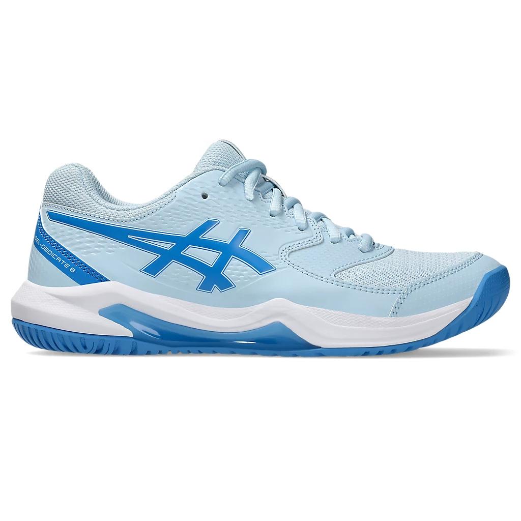 Asics Gel-Dedicate 8 Comfortable Low-Top Tennis Shoes Women Sneaker Blue 1042A237-401
