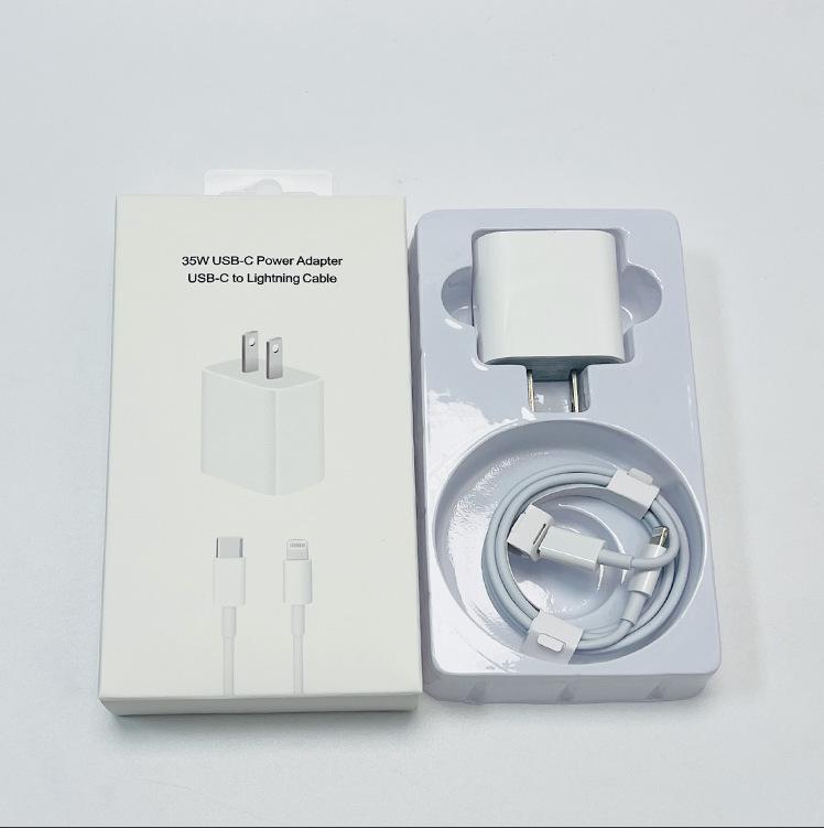 Caricabatterie PD da 20W/35W Compatibile con Apple 15 per iPad e iPhone con Cavo