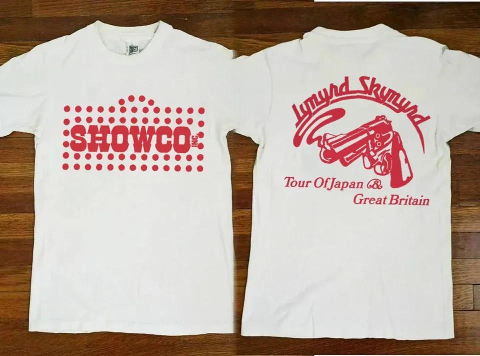 Vintage 1976 Lynyrd Skynyrd Showco Tour of Japan & Great Britain Rock GBR T-Shir XXXL