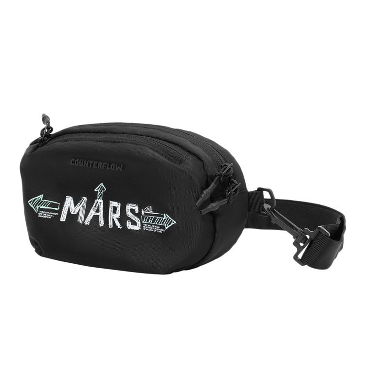 

Li-Ning Mars Series CF Polyester Shoulder Crossbody Waist Bag Unisex bags Black ABSR368-1 Black