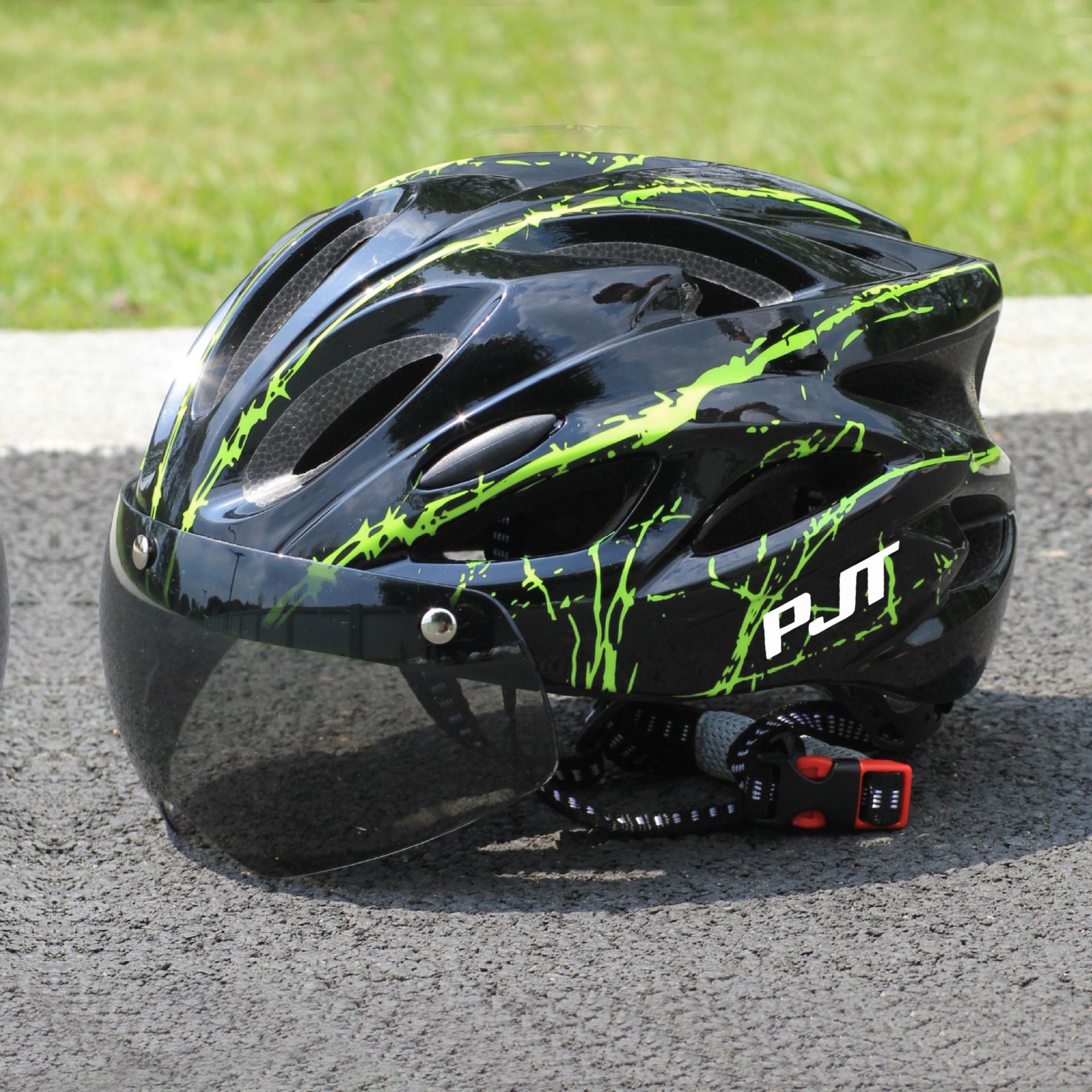 Auto Parts Decorate Men's Light Pjt Weight Ultra- Bicycle Helmet Pc Shell & Eps Foam Construction Cycling Helmet Mtb 18 Ventilation Vents Bike Helmet
