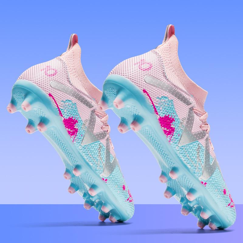 2025 New Football Shoes Long Nails Broken Nails Youth Men's Shoes Competition Training Shoes Women's Sports Shoes Large Size