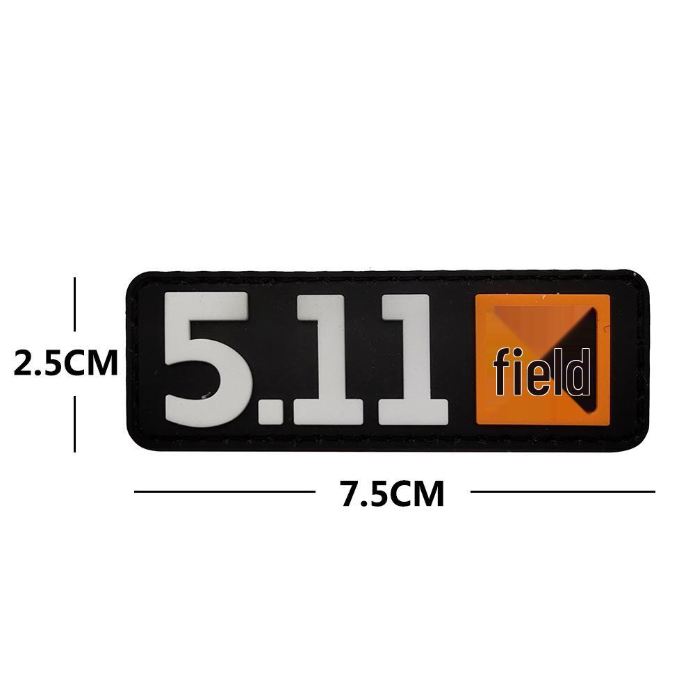 CrossFit 3D PVC Rubber Outdoor Armband Velcro Morale Patch Badge