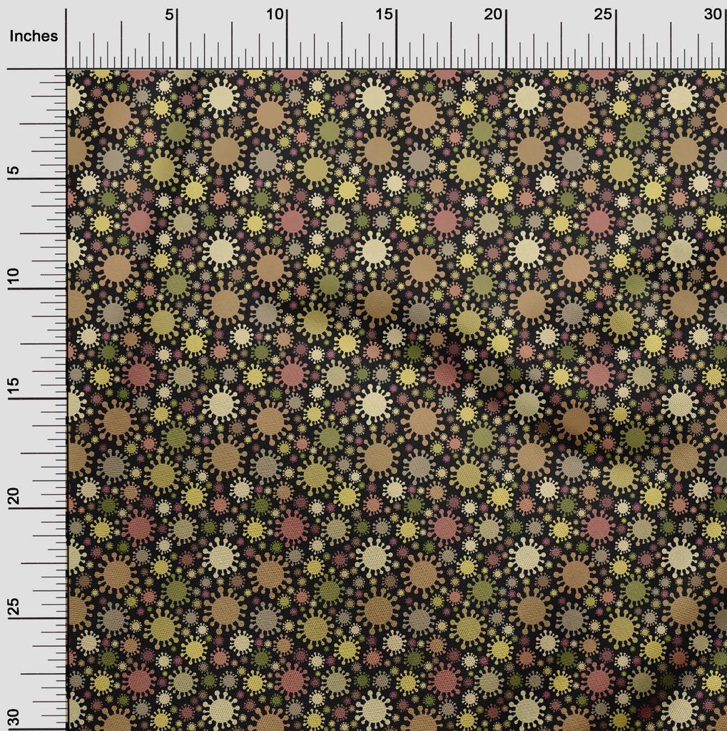 oneOone Cotton Flex Lime Green Fabric Medical Craft Projects Decor Fabric Printed By The Yard 40 Inch