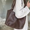 Retro Large Capacity Bag for Women's Bag New Trendy Korean Version of Versatile Tote Bag Fashionable One-shoulder Work Commuting Bag