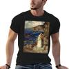 Miranda And Ferdinand The Tempest Edmund Dulac Tshirt Basic Crew Neck Short Sleeve Top