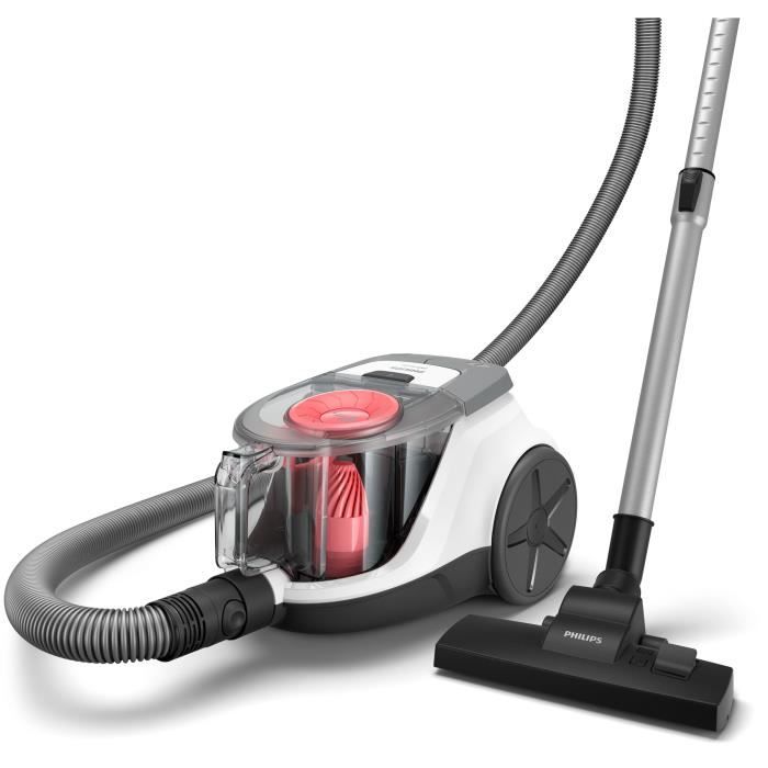 Aspirateur sans sac Philips Série 2000 - PowerCyclone 4 - Accessoires inclus - 850W - Blanc