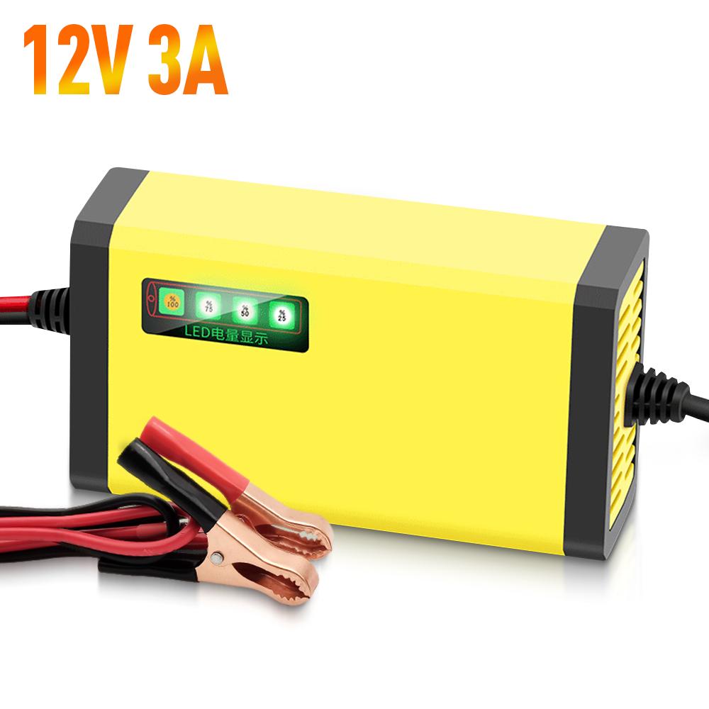 Car Battery Charger 10A 12V Automotive Battery Charger 24V 5A Car Accesorries Digital Display Detection Pulse Repair Car Charger 3A Car Charger