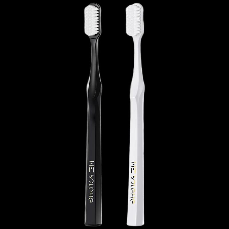 Hefengyu Small Head Hard Bristle Toothbrushes 4-Pack