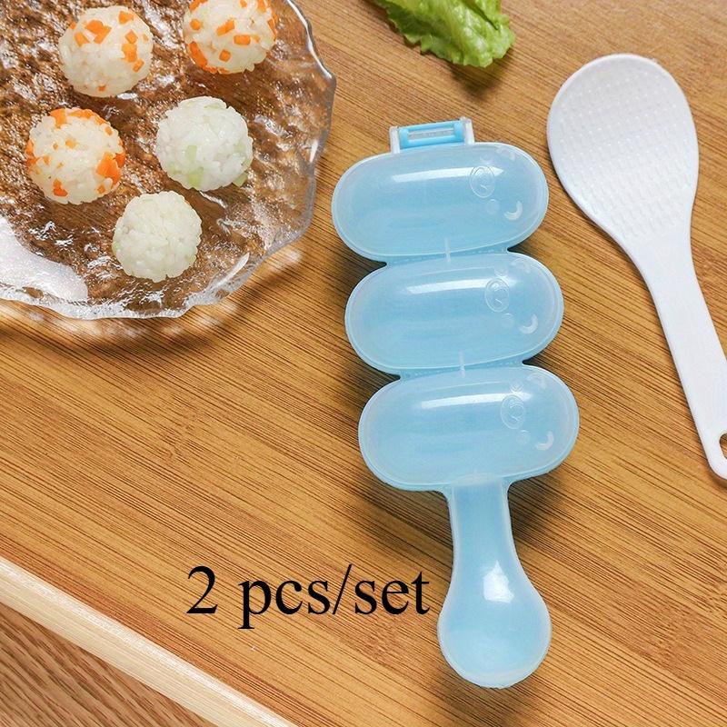 2pcs/set DIY Rice Ball Mold, 3-in-1 Rice Ball Shaker Kit, Creative Rice Ball Maker, Suitable for Lunch Boxes and Kitchen Use