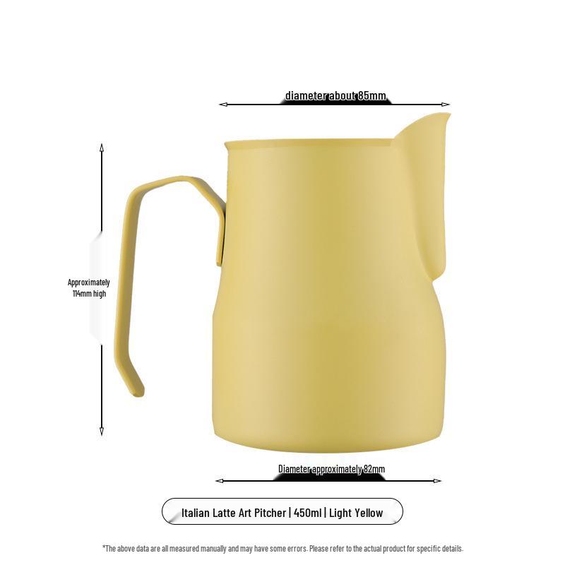 Stainless Steel Latte Art Pitcher: Milk Frothing Cup for Coffee Art