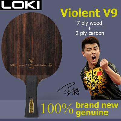Lama da ping pong in carbonio a 9 strati LOKI V9 OFF+ Lama da ping pong professionale con controllo ad alta velocità