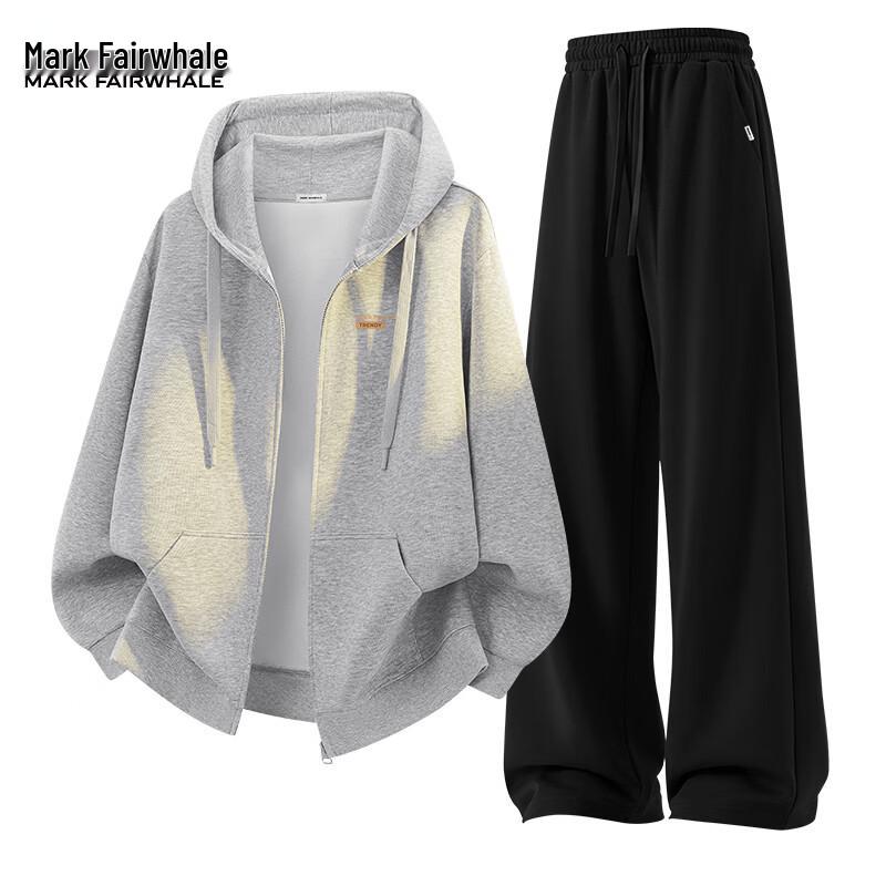 Mark Fairwhale Men's Zip-Up Hoodie and Jogger Tracksuit Set