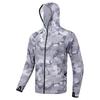 Outdoor sunscreen fishing, light and icy in summer, outdoor sports camouflage quick-drying long-sleeved fishing, one piece is sent on behalf of others
