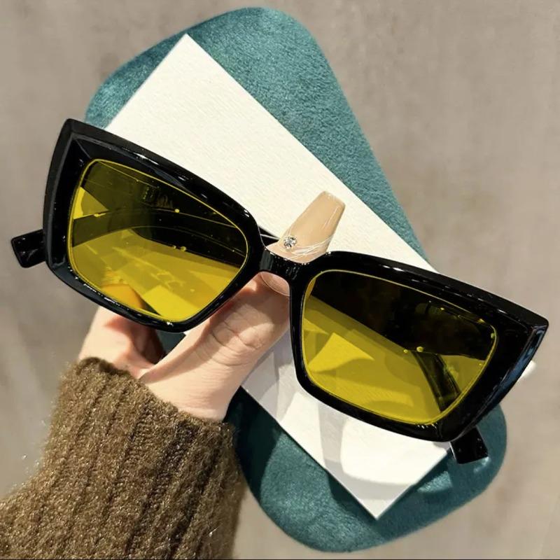 Fashion Square-Frame Night Vision Glasses for Myopia New Large-Frame Glare-Blocking Eyewear Classic Driving Shades 0 To -4.0