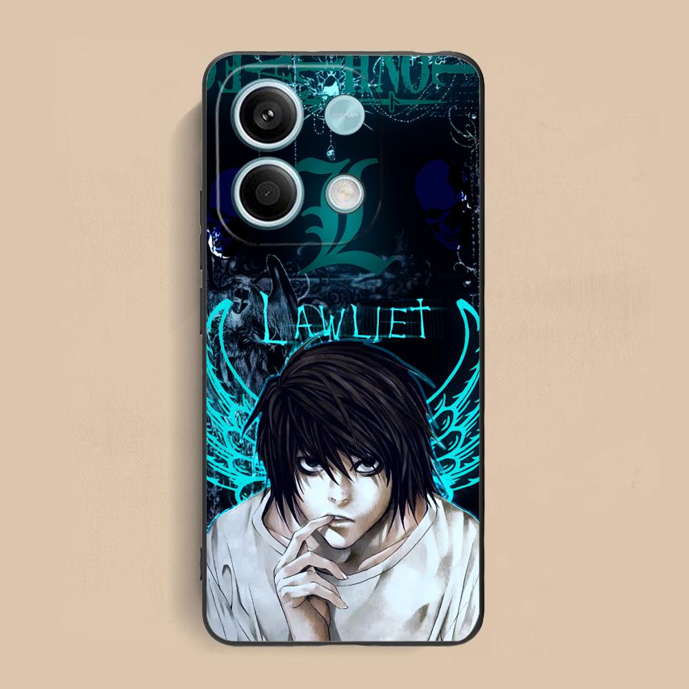 Death Note L Lawliet Mobile Phone Case for Xiaomi Redmi 15 14 13 12 A5 3 2 1 C Plus 4G 5G Colorful Printing Cover Cover Pretty