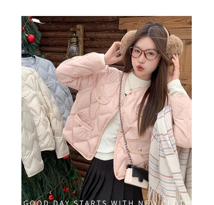 Women’s Short Thin Lightweight Winter Jacket