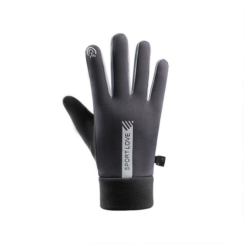 Unisex Plus Velvet Warm Gloves for Autumn/Winter: Non-slip, Touchscreen-Compatible for Cycling, Driving, or Skiing