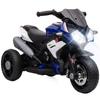 Kids Electric Motorcycle, 6V Ride On Motorcycle with 3 Wheels, LED Headlight, Music, Horn for Boys Girls 3-5 Y, Blue