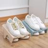 A double-layer storage shoe rack plastic shoe holder cabinet  integrated shoe holder for organizing and storing shoes