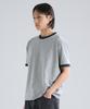 ZPLISH Tl Cotton Ringer Half Tee Grey