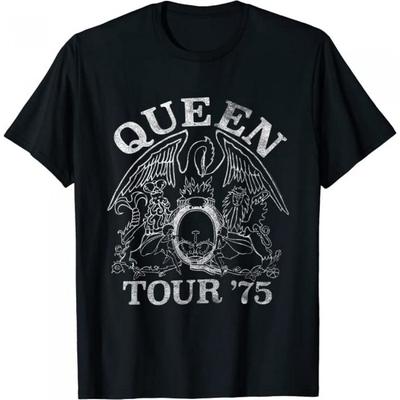 Queen Unisex Adult Tour '75 Eco Friendly T-Shirt
