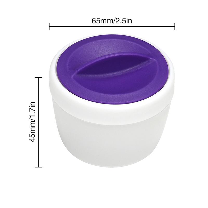Anti Stick Powder Puff With Storage Case Flip Cake Cookie Flip Candy Paste Powder Spreading Flour Corn Starch Puff
