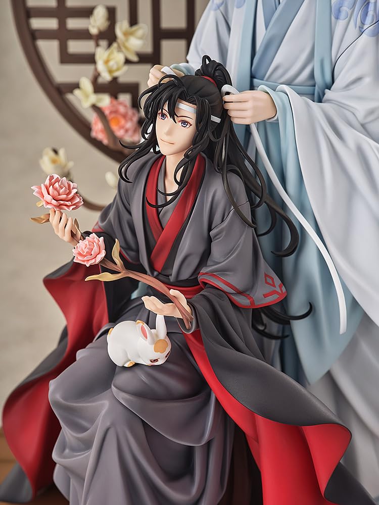 Wei Wuxian Lan Wangji z anime Zakladatel pivoňkové přísahy měřítková plastová figurka & Verze "The Diabolism". 1/7 předbarvený
