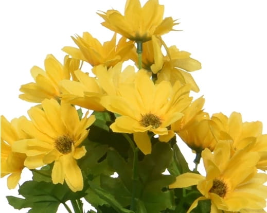 Artificial plant with a decorative polyester pot 11x20 cm