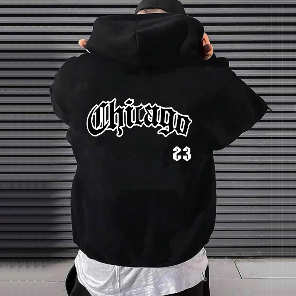 Sweat à capuche Hip Hop pour hommes Printemps Automne Hiver Sweatshirts en polaire Harajuku Lettre pour femmes Casual Manches longues Streetwear