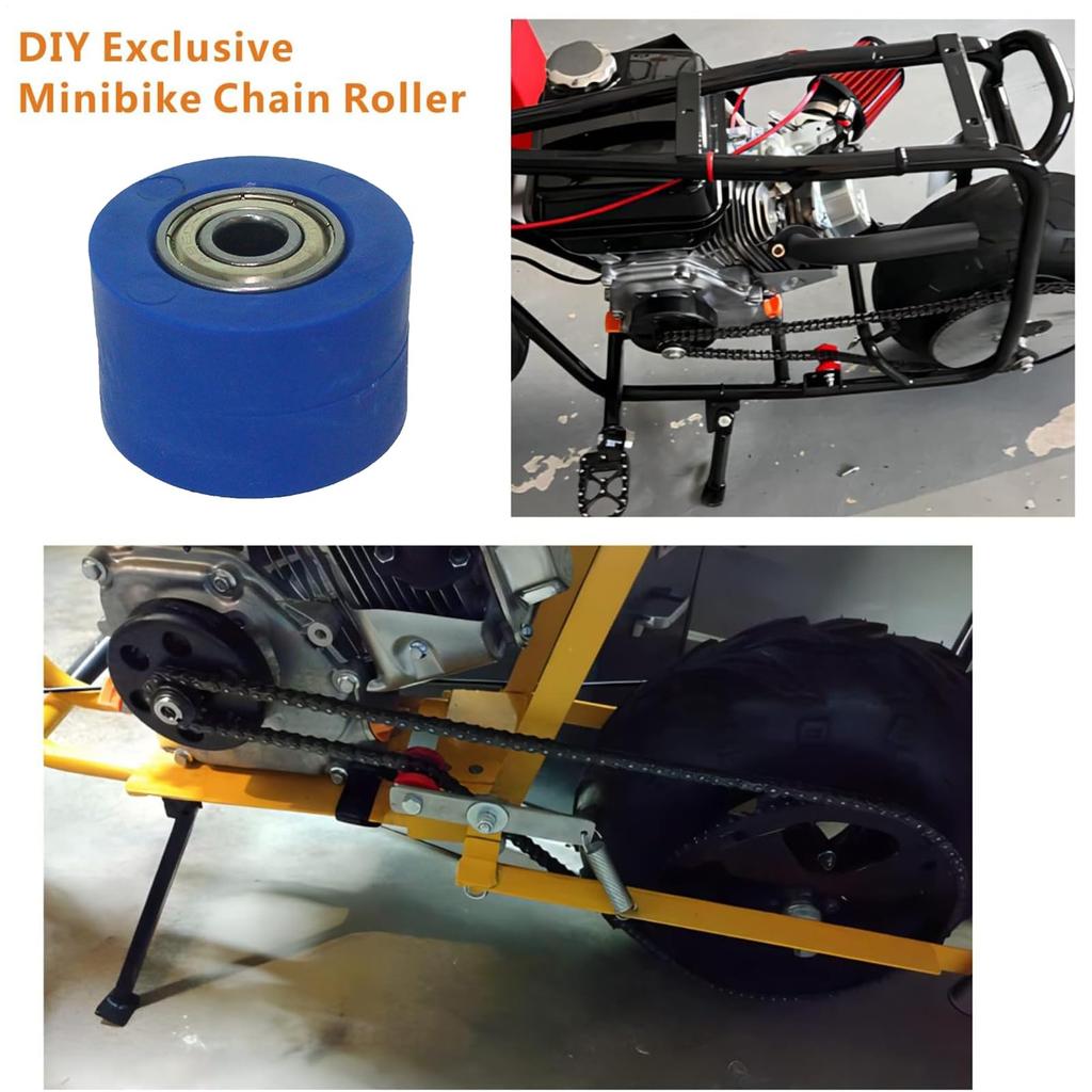 Tensioner Wheel Guide, Universal Pulley Tensioner - Bike Chain Roller Motorcycle Roller Wheel Bike